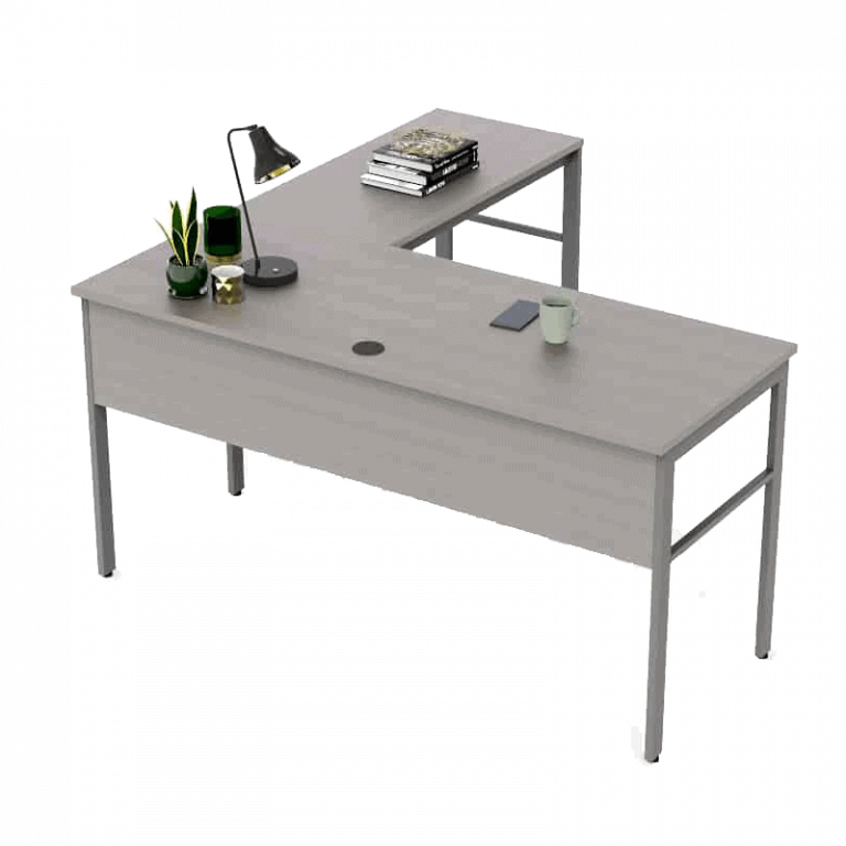 Escritorio Attuale 602 color ceniza - TuOficina.mx